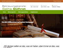 Tablet Screenshot of betreuungskanzlei-guelfirat.de